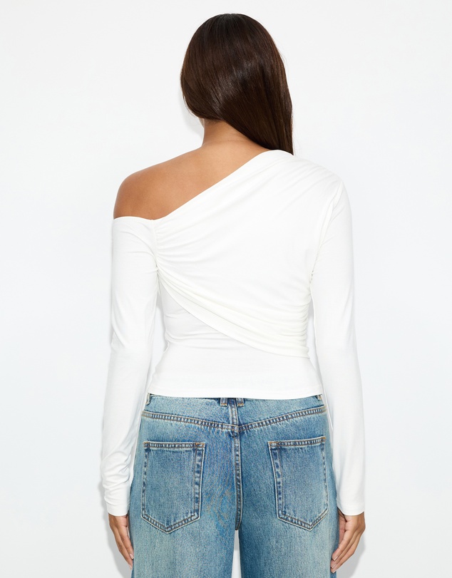 Dazie - Katia Asymmetric Jersey Top