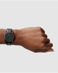 Fossil - Riley Black Chronograph Watch
