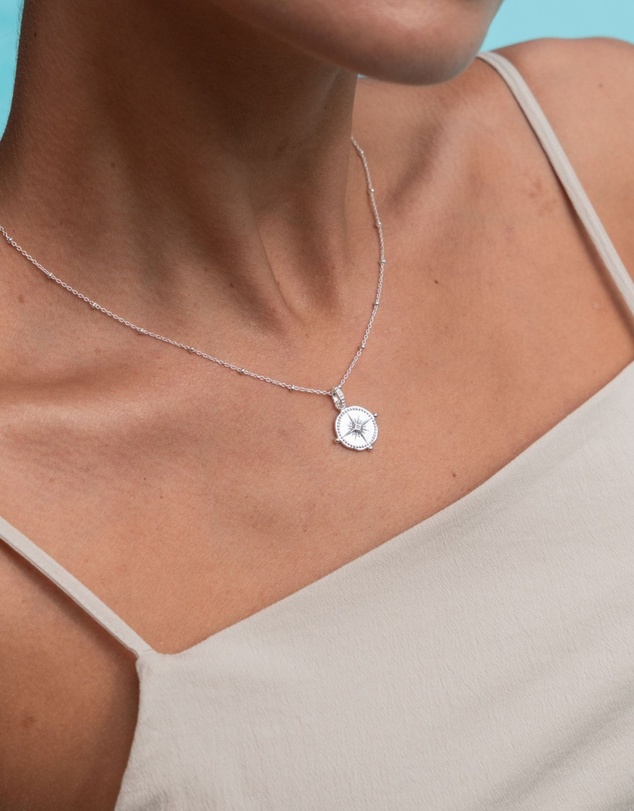 Dower & Hall - Women's Small True North Talisman Pendant In Sterling Silver