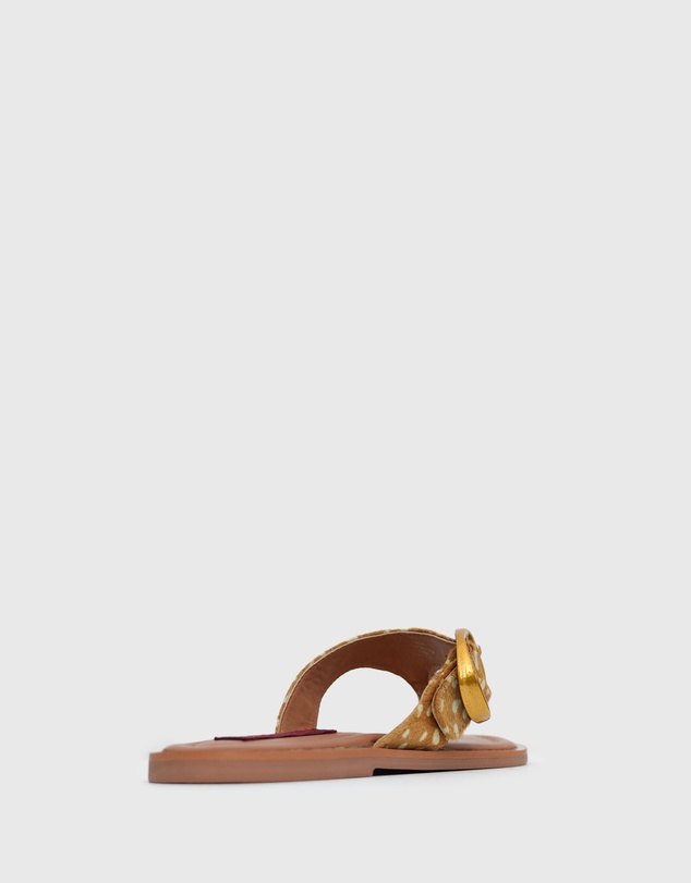 Betts - Rhodes Leather Buckle Thong Sandals