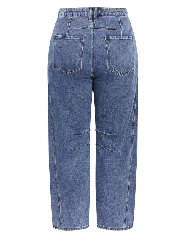 City Chic - Harley Fit Ella Barrel Leg Ankle Grazer Jean