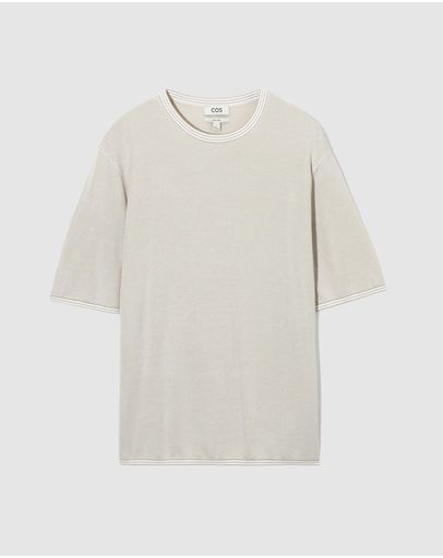 Beige & White