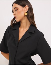 Calli - Kerr Tailored Tie Back Shirt