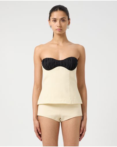 Cream & Black