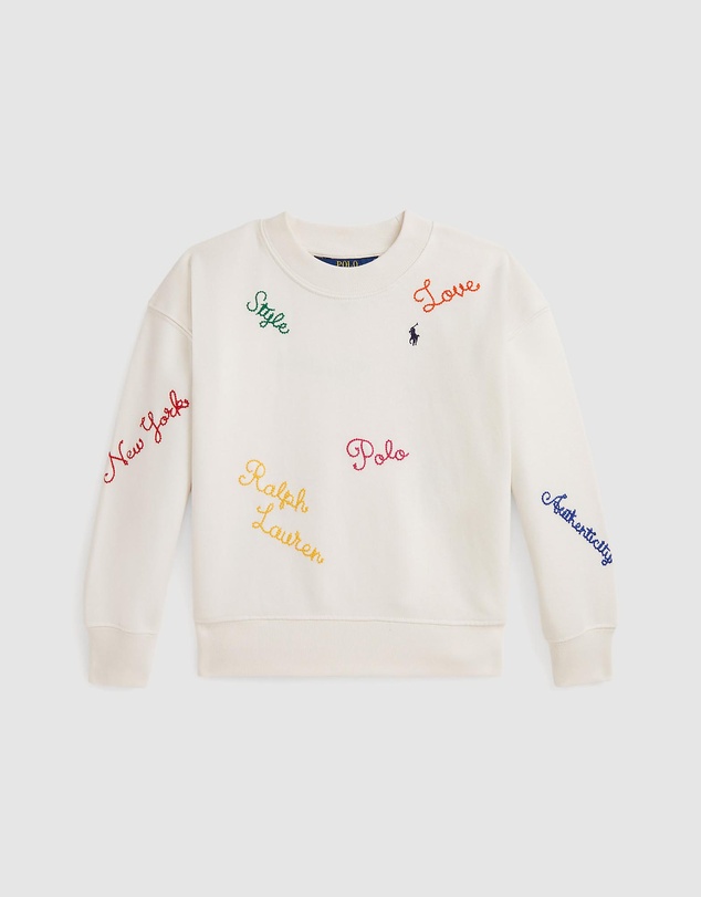 Polo Ralph Lauren - Embroidered Fleece Sweatshirt - ICONIC EXCLUSIVE - Kids