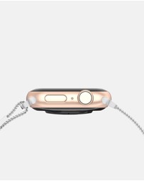 Friendie - Stainless Steel Woven Mesh Loop Band - The Melbourne - Apple Watch Compatible