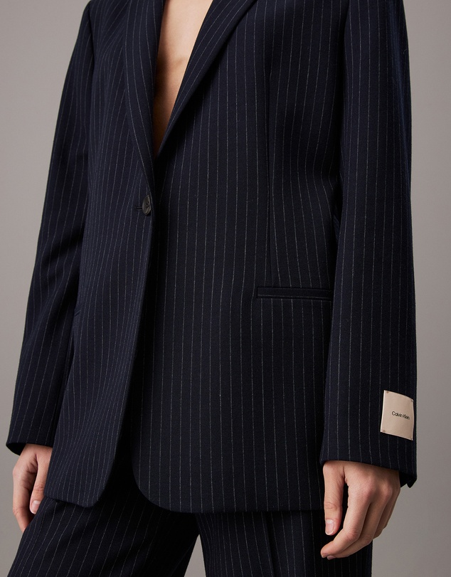 Calvin Klein - Relaxed Pinstripe Blazer