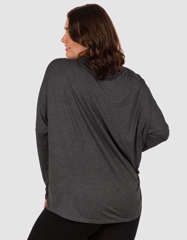 B Free Intimate Apparel - Bamboo Boat Neck Long Sleeve Top