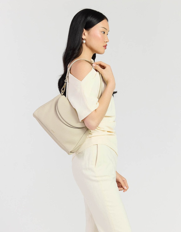 SABEN - Beckett Shoulder Bag Oyster Luxe