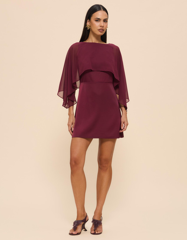 CHANCERY - Nicole Cape Mini Dress
