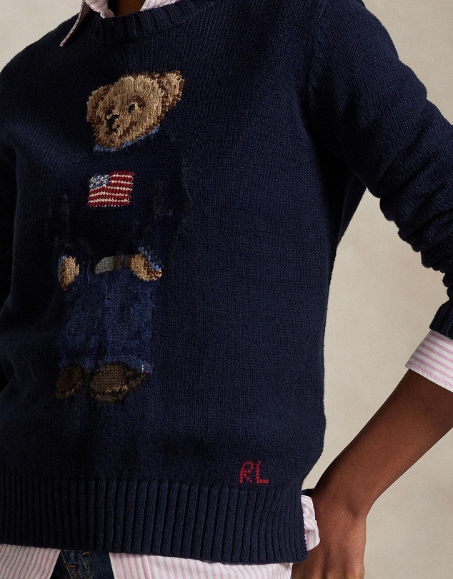 Polo Ralph Lauren - Polo Bear Cotton-Linen Sweater - The ICONIC Exclusive