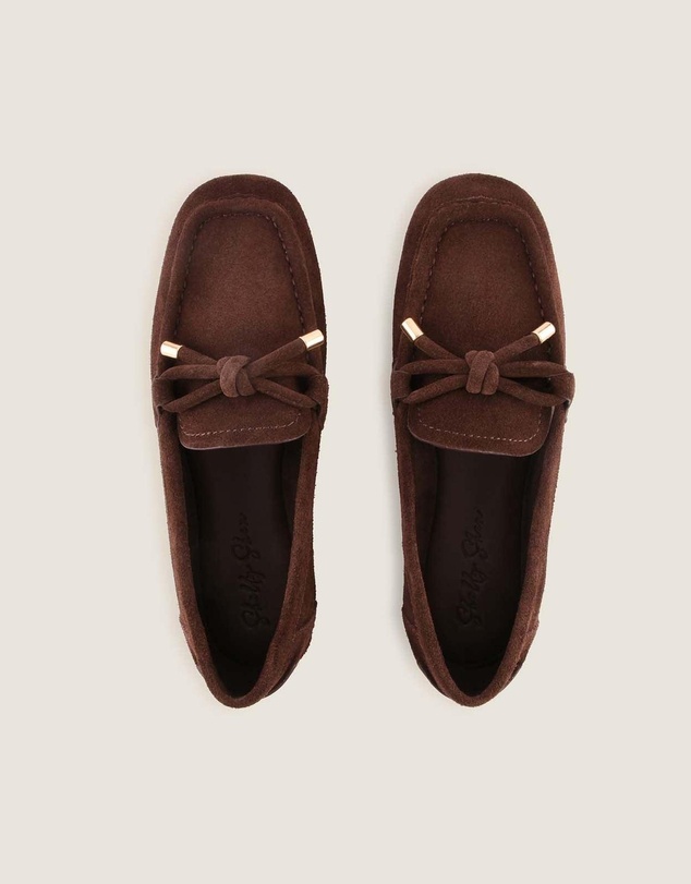 Shelly Shen - Jordan Loafers Brown Suede
