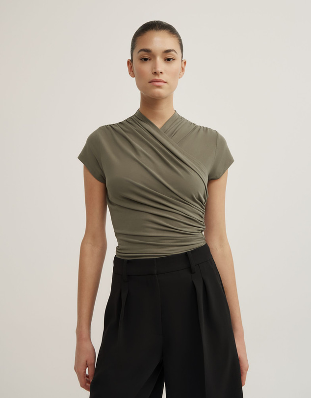 Witchery - Wrap Cap Sleeve T-shirt