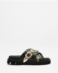 Sol Sana - Concho Footbed Sandals