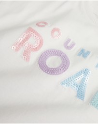 Country Road - Organically Grown Cotton Sequin Logo T-shirt