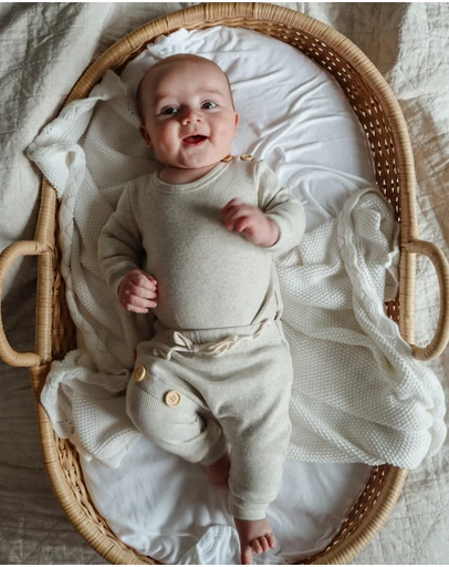 WITH LOVE FOR KIDS - Basics Thick Ribbed Pant - Babies - Kids