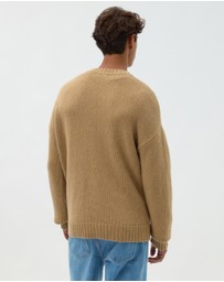 AERE - Merino Wool Chunky Crew Neck Sweater