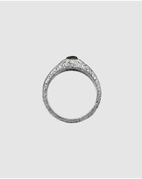 Haze & Glory - ICONIC EXCLUSIVE - Ring Men Ocean Signet 925 Sterling Silver