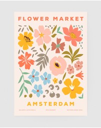 Inka Arthouse - Amsterdam Flower Market Art Print