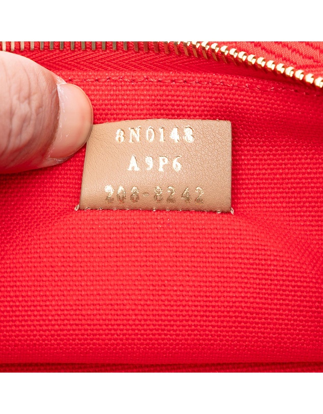 Pre-Loved by Azura Reborn - Pre-Loved Zucca Embroidered Canvas Zip Pouch