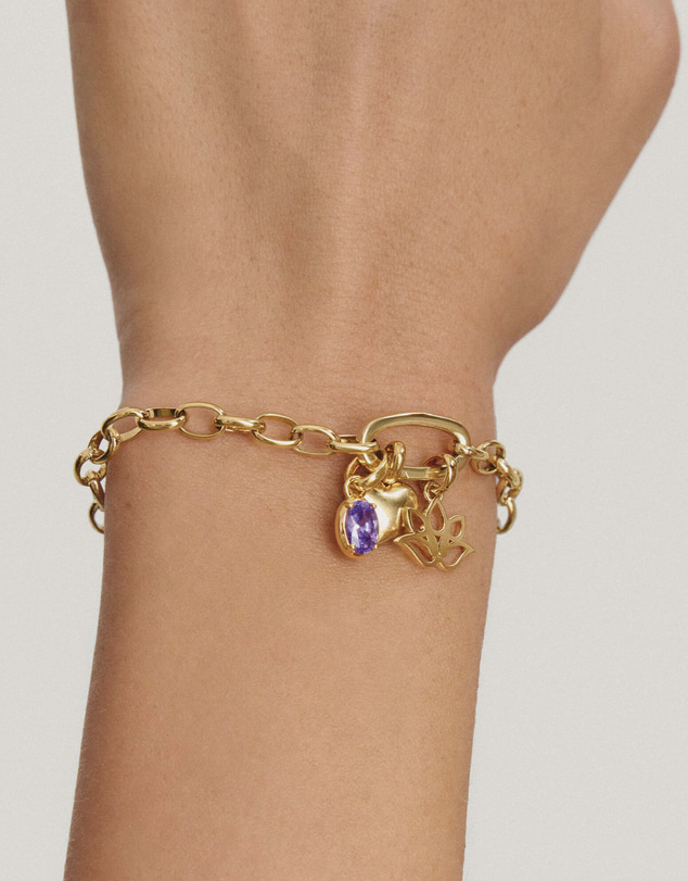 THOMAS SABO - Gold-Plated Heart Charm