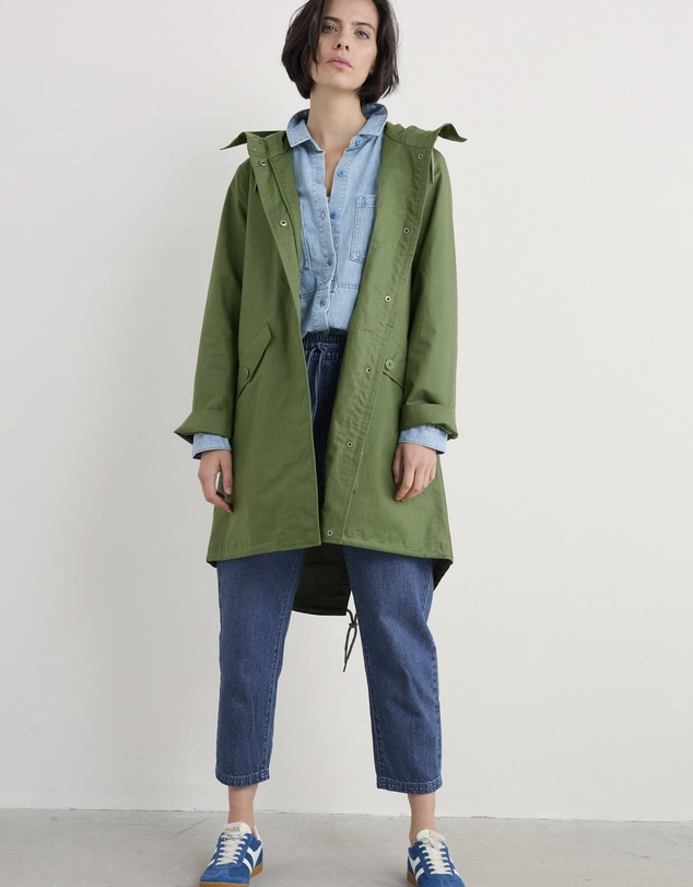 Seasalt - Seasalt Cornwall Green Seafaring Coat