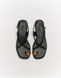 Walnut Melbourne - Eliana Leather Sandal
