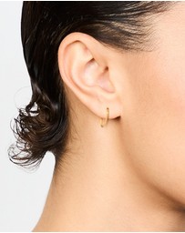 Lovisa - Gold Plated Surgical Steel Medium Sleeper Earrings 10 mm