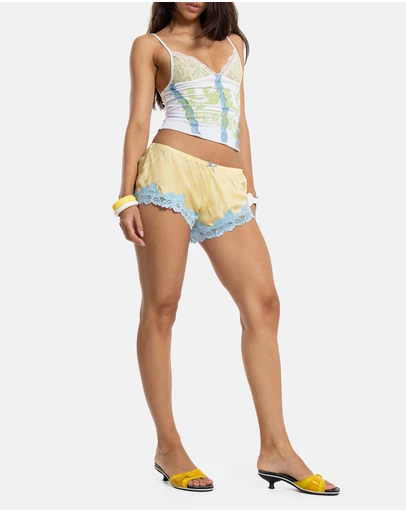 Jaded London - Jersey Cami With Lace Cups