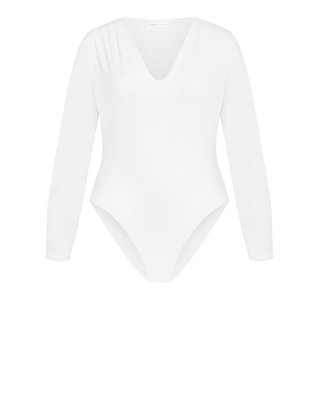 City Chic - Amelia Long Sleeve Bodysuit