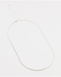 Lovisa - Silver Plated Clean Snake Chain Necklace
