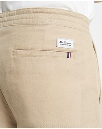 Ben Sherman - Linen Cotton Drawcord Short