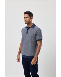 Brooksfield - Stripe Knitted Polo