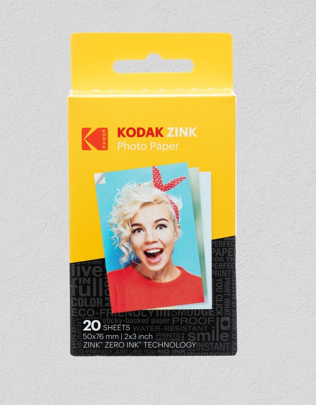 Kodak - Kodak Zink 2”x3” Photo Paper 20 Sheets