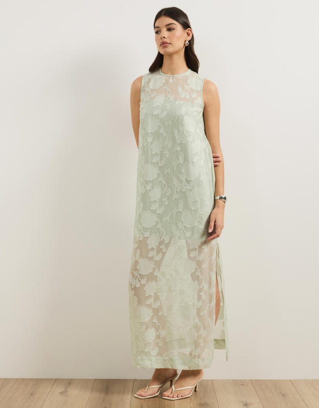 Atmos&Here - Lucia Jacquard Maxi Dress