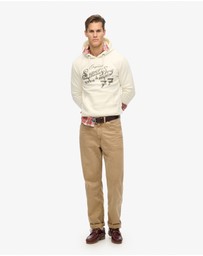 Superdry - Leather & Boot Co Script Hoodie