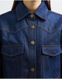 Sofia Irina - Oversized Denim Shirt