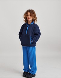 Sonnie - Lini Fleece - Navy/ Cobalt Blue