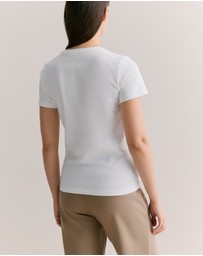 Trenery - Organically Grown Cotton T-shirt in White