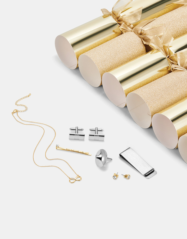 Mestige - Sustainable Christmas Crackers – Gifts Embellished with crystals by Swarovski® - Gold Dust