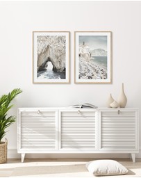 Olive et Oriel - Amalfi Coast Life II Art Print