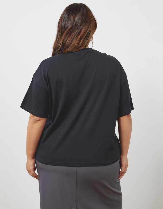 Atmos&Here Curvy - Organic Cotton Boyfriend Tee