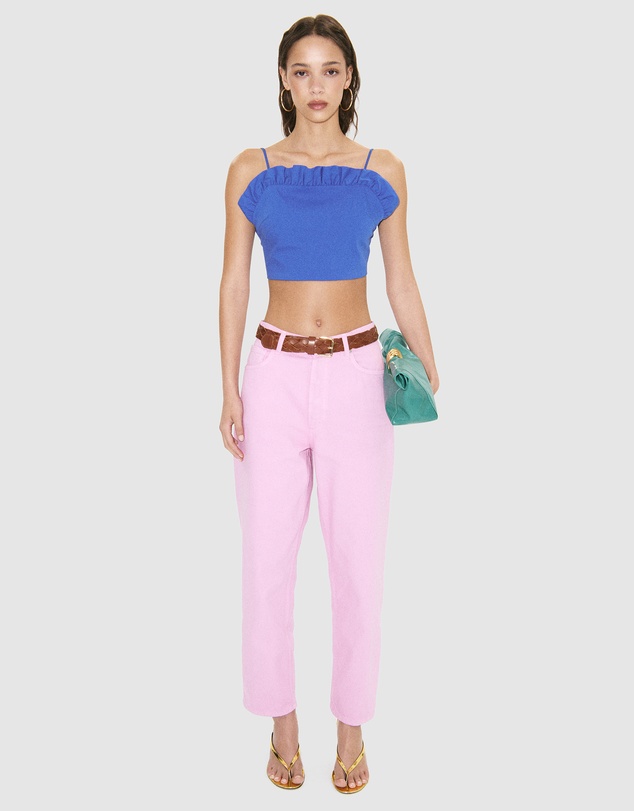 M.N.G - Open Back Crop Top