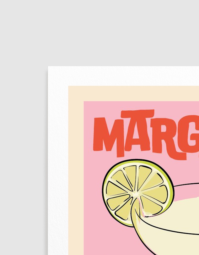 Olive et Oriel - Margarita Cocktail by Wallchart Art Studio Art Print