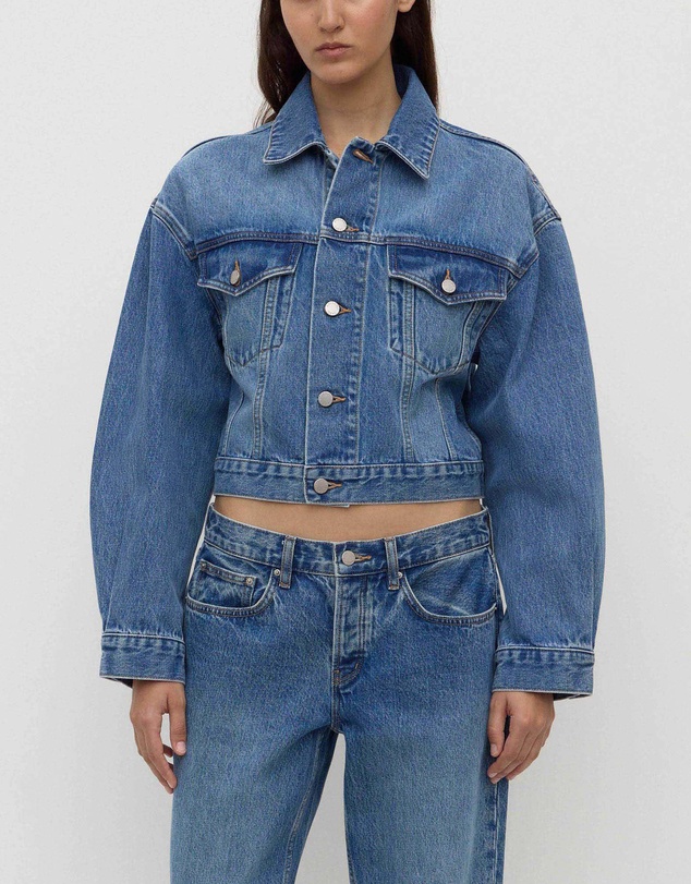 Assembly Label - Cropped Denim Jacket