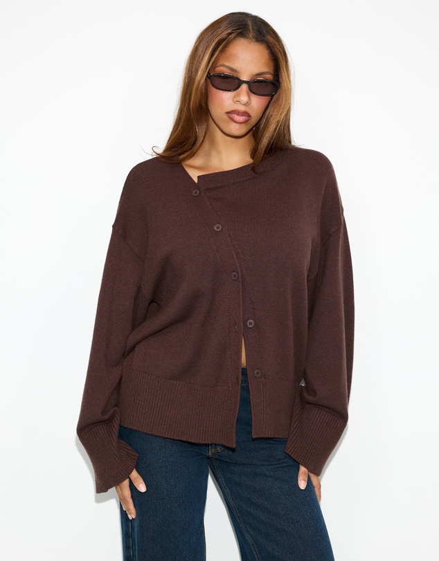 Dazie - Zara Asymmetric Knit Jumper