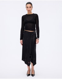 Minima Esenciales - Haven Spot Drape Skirt