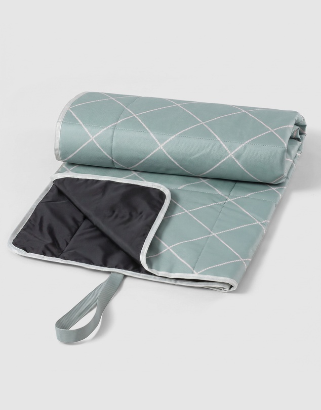 Monbento - Monbento Waterproof Picnic Blanket for Outdoor Meals - Green Natural