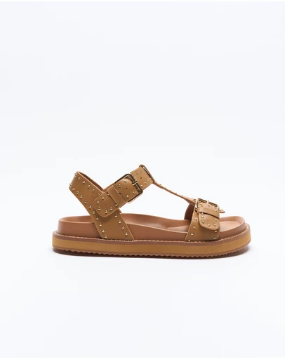 Walnut Melbourne - Paloma Leather Sandal