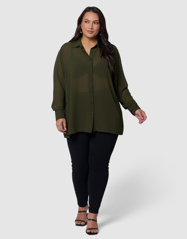 Sunday In The City - Vixen Sheer Shirt